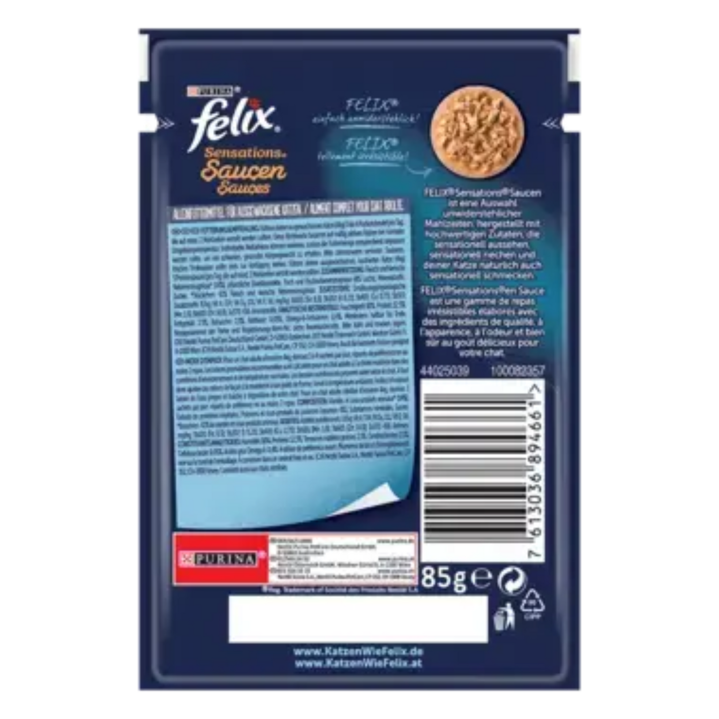 26 x FELIX® Sensations Saucen mit Lachs & Garnelengeschmack a 85g