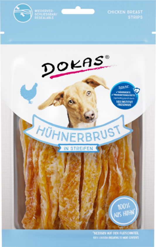 11 x Dokas Hühnerbrust in Streifen a 70 g