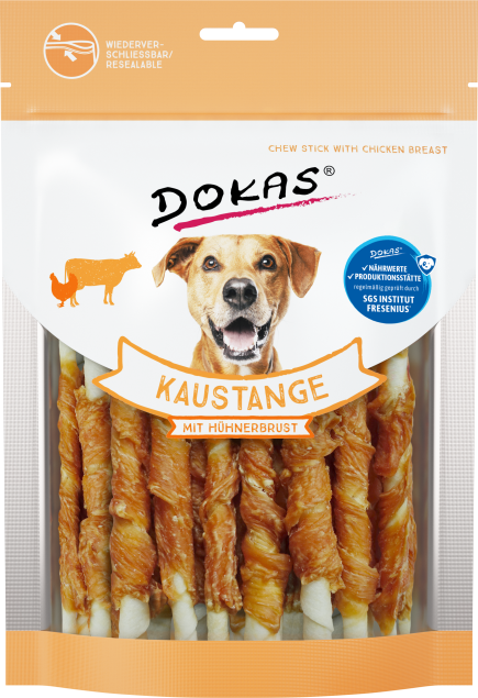 9 x Dokas Kaustange mit Hühnerbrust 200 g