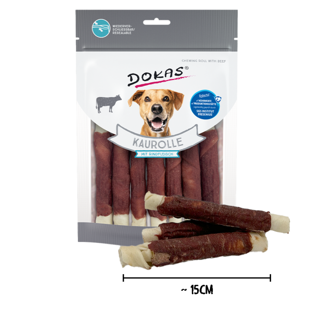 9 x Dokas Kaurolle mit Rindfleisch 190 g