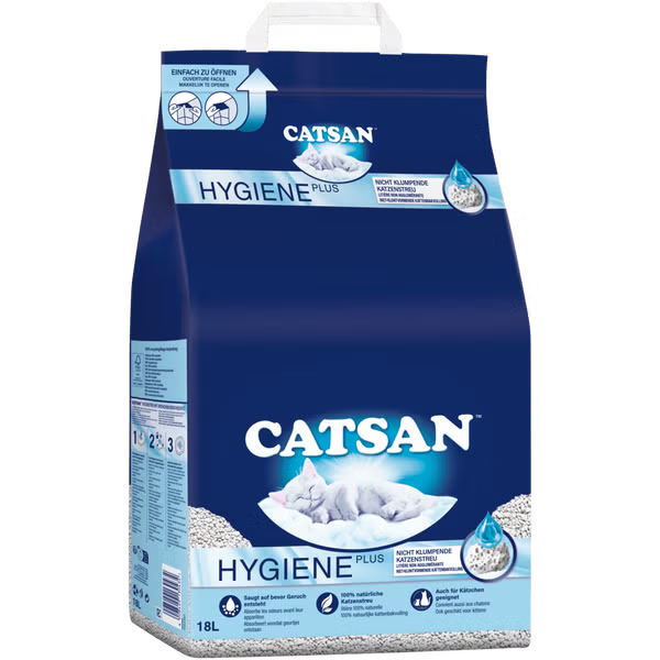 CATSAN™ Hygiene Plus Klumpstreu, 18L