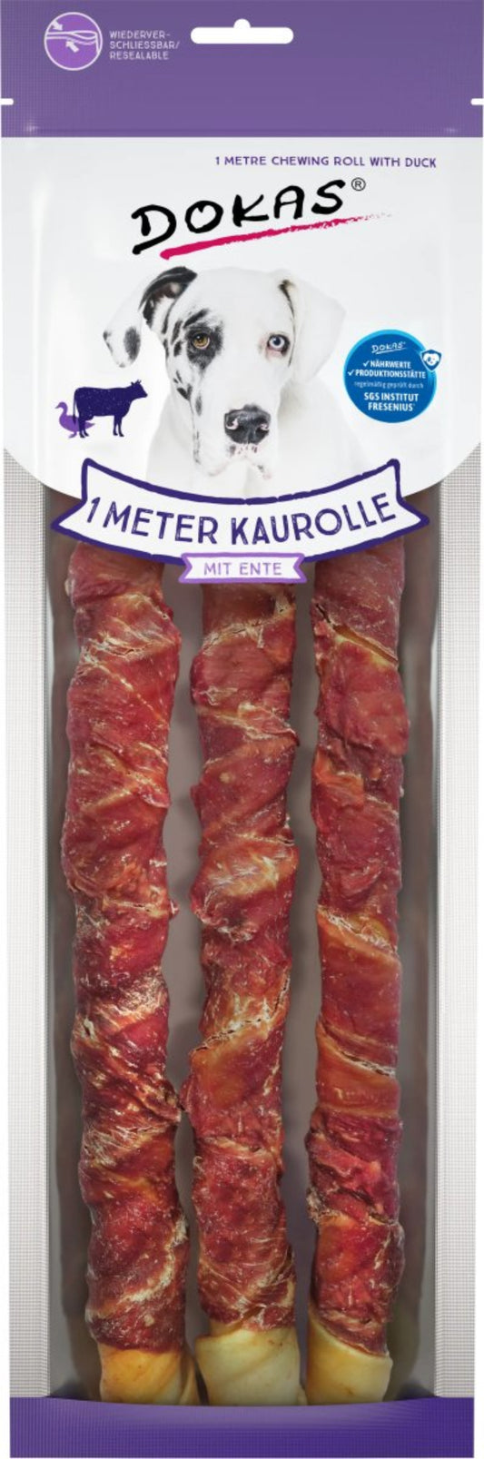 Dokas Kaurolle Ente 1m 4251276203695 Bolt's Futterkiste