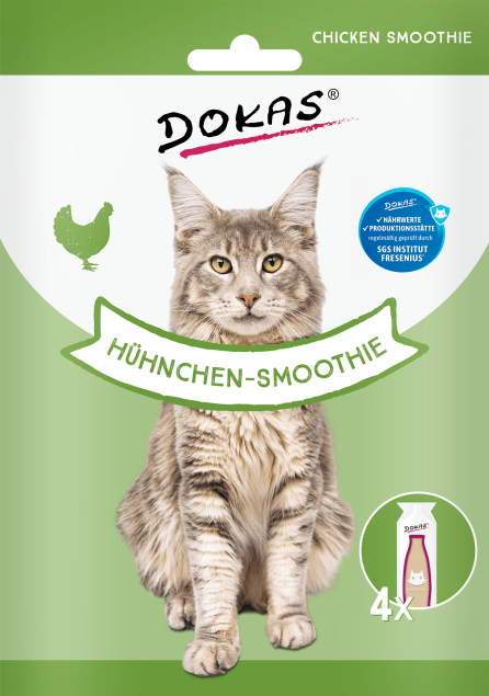 8 x Dokas Cat Hühnchen-Smoothie 120 g
