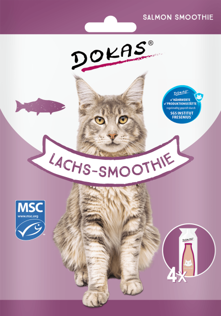8 x Dokas Cat Lachs-Smoothie 120 g