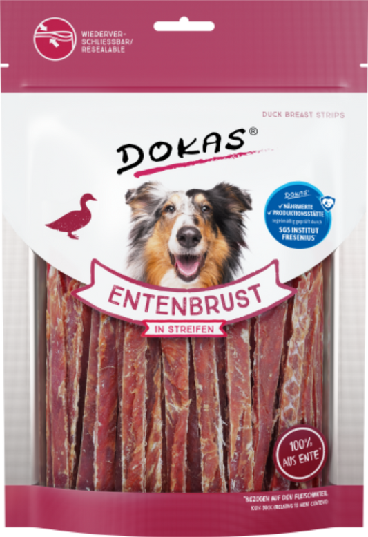 8 x Dokas Entenbrust in Streifen a 250 g