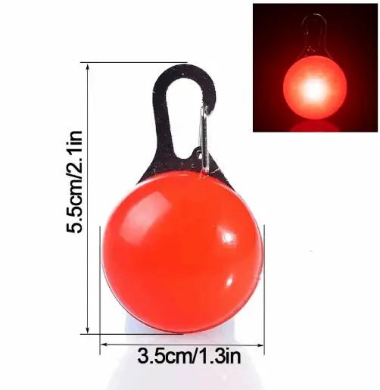 LED Halsbandanhänger wiederaufladbar per USB - Bolt´s Futterkiste