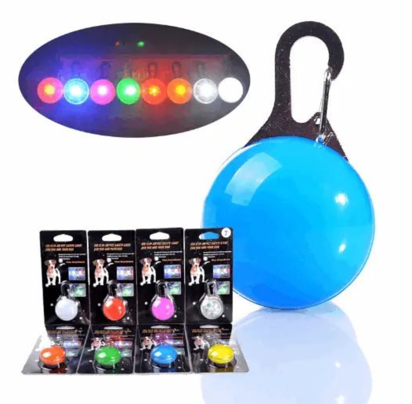 LED Halsbandanhänger wiederaufladbar per USB - Bolt´s Futterkiste