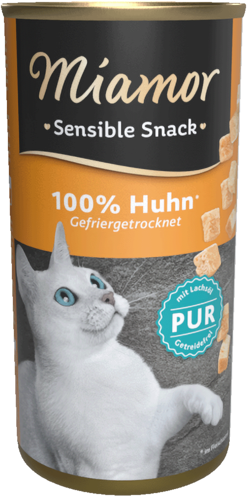 Miamor Sensible Snack Huhn Pur – 12 x 30g | Katzensnack für empfindliche Katzen
