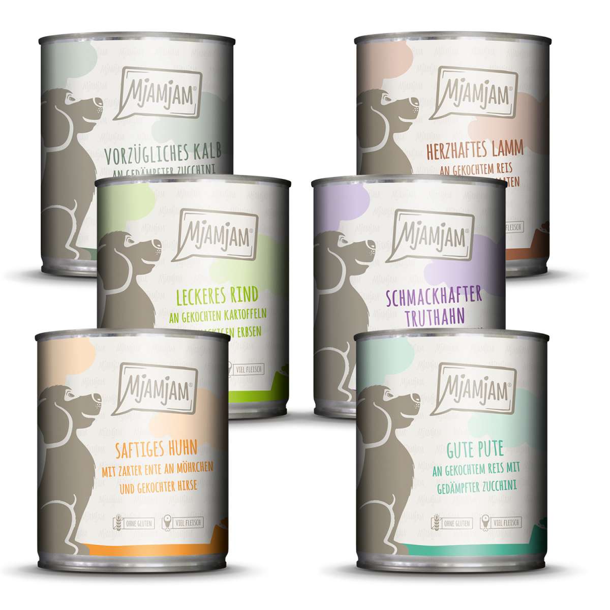 MjAMjAM - leckere Mahlzeiten Mixpaket II für deinen Hund