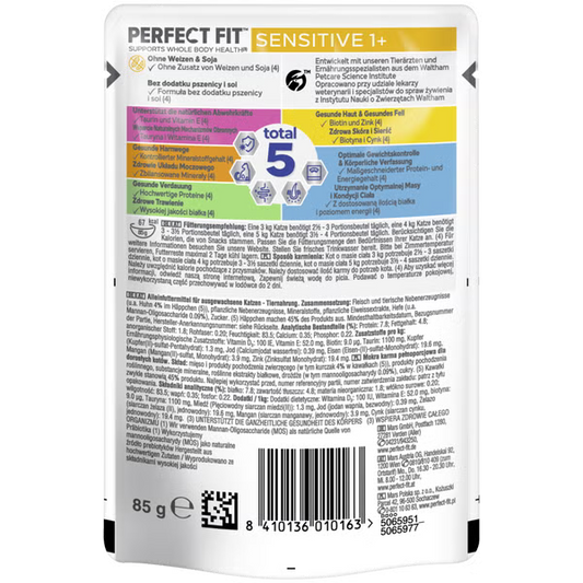 Perfect Fit Sensitive Adult 1+ Huhn in Sauce 12 x 85g