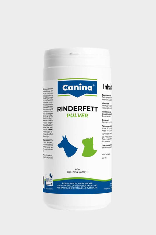 Canina® RINDERFETTPULVER | BARF-Fettquelle Hund & Katze – Bolt's Futterkiste