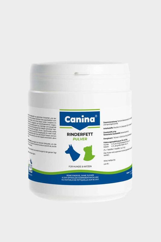 Canina® RINDERFETTPULVER | BARF-Fettquelle Hund & Katze – Bolt's Futterkiste