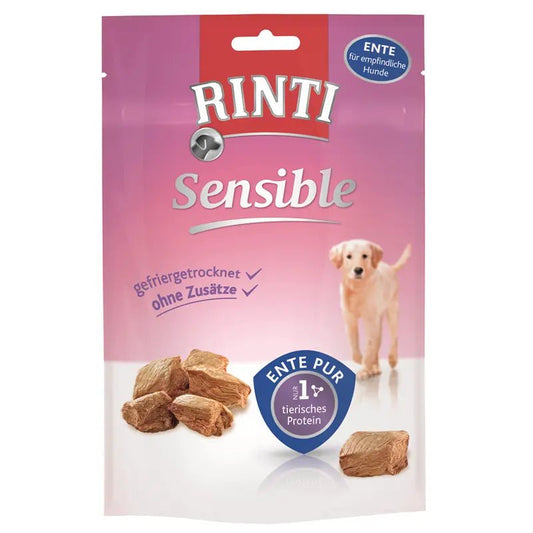 Rinti Snack Sensible Ente / Huhn 120g - Prinz Bolt Pfotenglück