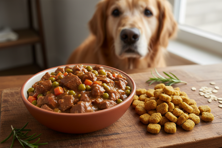 Seniorhundefutter – Nass- und Trockenfutter für ältere Hunde