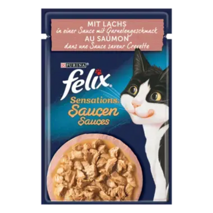 26 x FELIX® Sensations Saucen mit Lachs & Garnelengeschmack a 85g