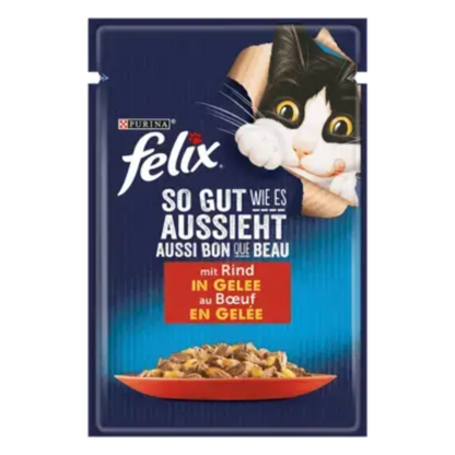 26 x FELIX So gut wie es aussieht mit Rind a 85g