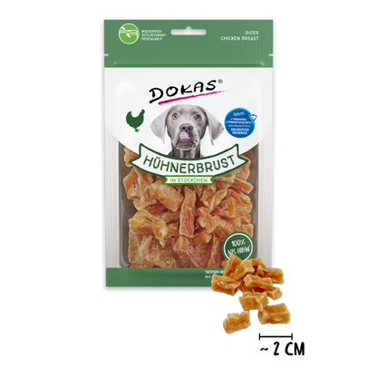 10 x Dokas Hühnerbrust in Stückchen a 70 g