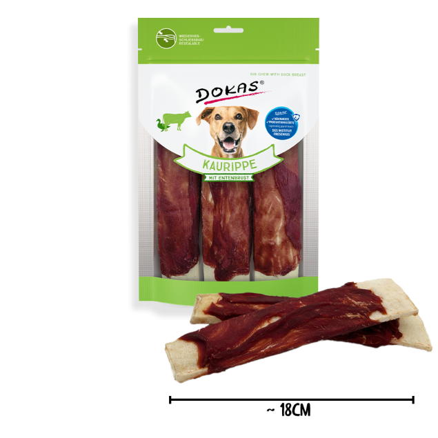 10 x Dokas Kaurippe mit Entenbrust a 210 g