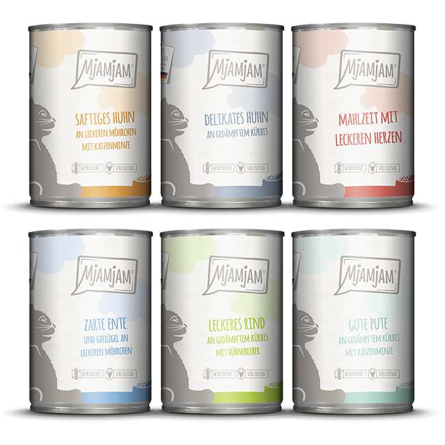 MjAMjAM - leckere Mahlzeiten Mixpaket III für deine Katze