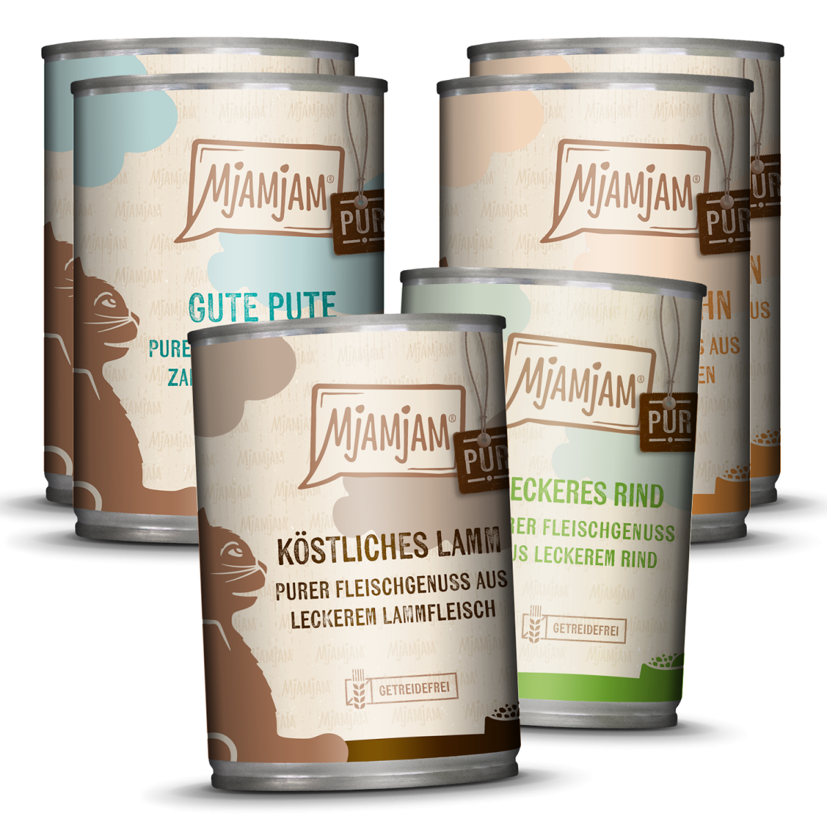 MjAMjAM - purer Fleischgenuss Mixpaket V für deine Katze