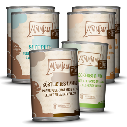 MjAMjAM - purer Fleischgenuss Mixpaket V für deine Katze