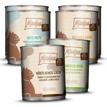 MjAMjAM - purer Fleischgenuss Mixpaket V für deine Katze