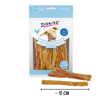 11 x Dokas Hühnerbrust in Streifen a 70 g