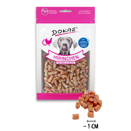 12 x Dokas Hühnchen mit Reis & Sesam a 70 g
