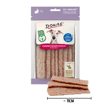 12 x Dokas Kaninchenfleisch getrocknet a 70 g