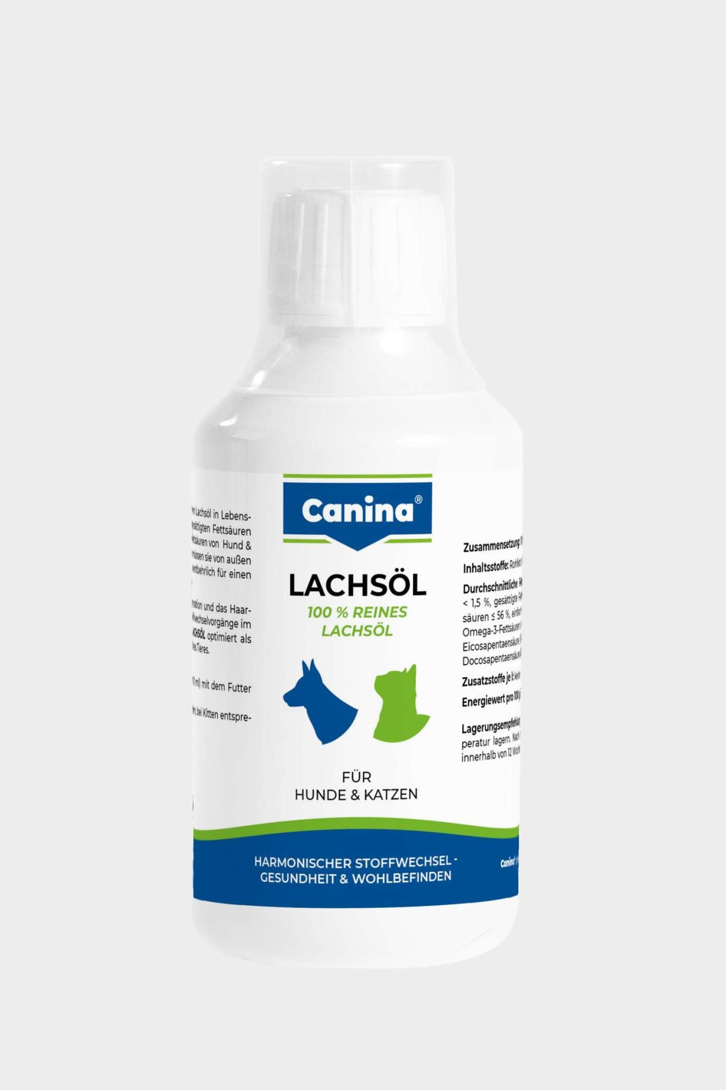 Flasche Canina Lachsöl 250ml von Bolt's Futterkiste für Haustiere