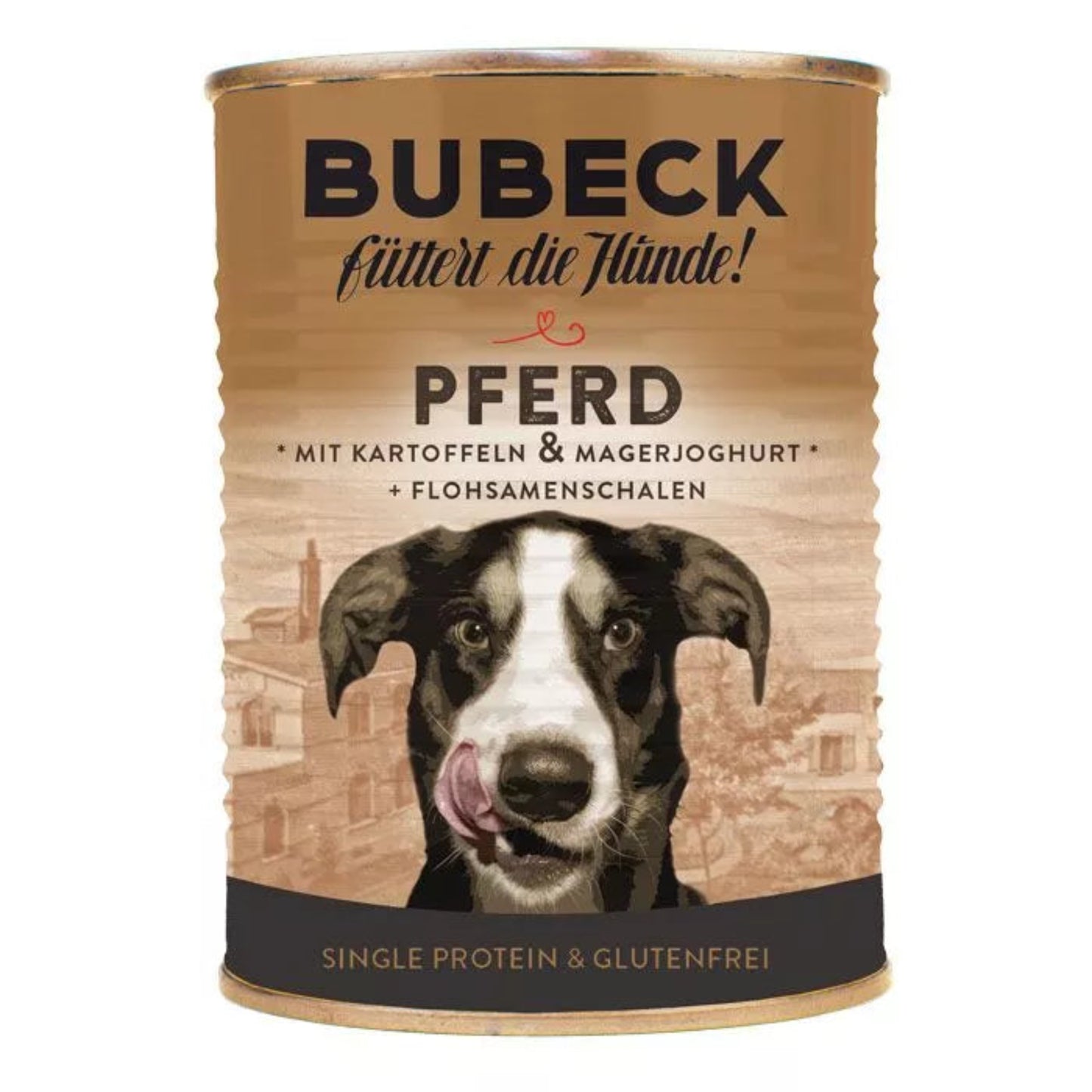 6 x Pferd mit Kartoffeln und Magerjoghurt 400g | Single Protein getreidefreies Nassfutter