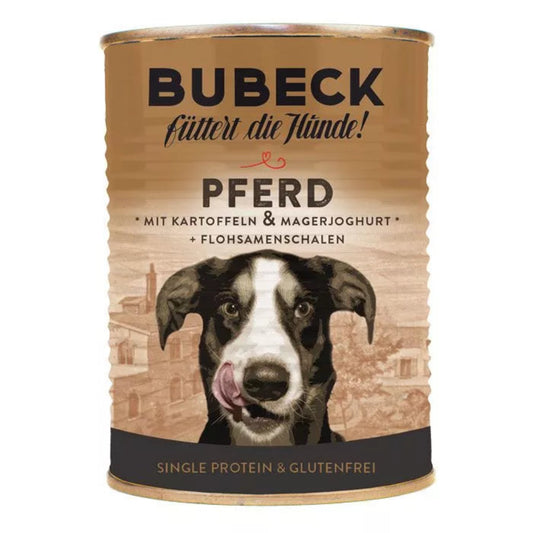 Pferd mit Kartoffeln und Magerjoghurt 400g | Single Protein getreidefreies Nassfutter
