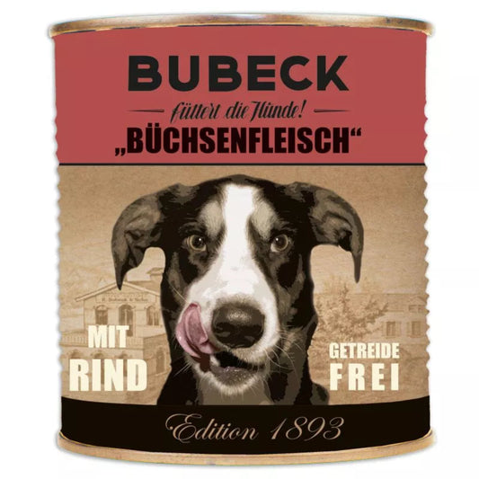 Büchsenfleisch mit Rind 400g | getreidefreies Nassfutter