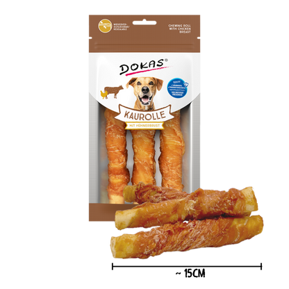 6 x Dokas Kaurolle mit Hühnerbrust Medium a 150 g