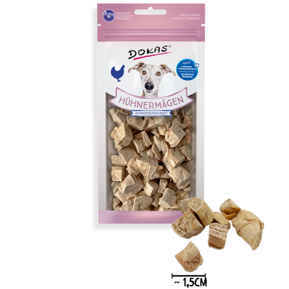 7 x Dokas Hühnermägen gefriergetrocknet a 20g