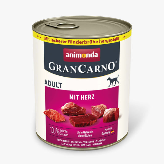6 x animonda GranCarno Adult mit Herz