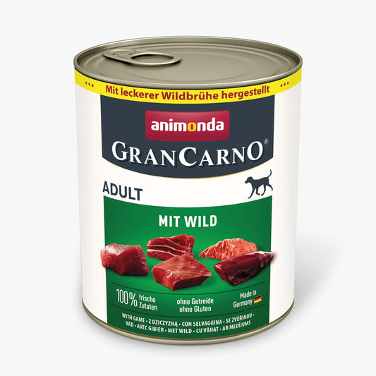 6 x animonda GranCarno Adult mit Wild