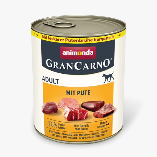 6 x animonda GranCarno Adult mit Pute