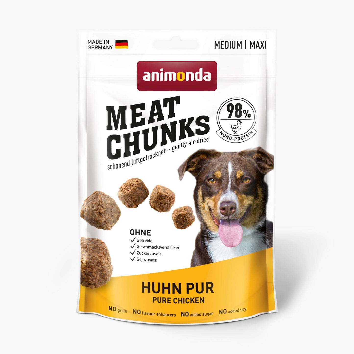 6 x GranCarno Adult Meat Chunks Huhn pur a 80g