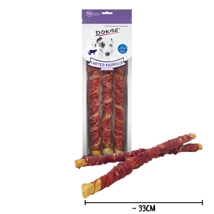 8 x Dokas 1 Meter Kaurolle mit Ente 315 g
