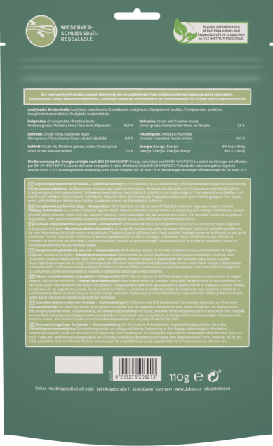 8 x Dokas Kau-Spirale mit Entenbrust a 3 Stück