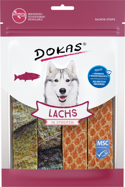 8 x Dokas Lachs in Streifen a 100 g