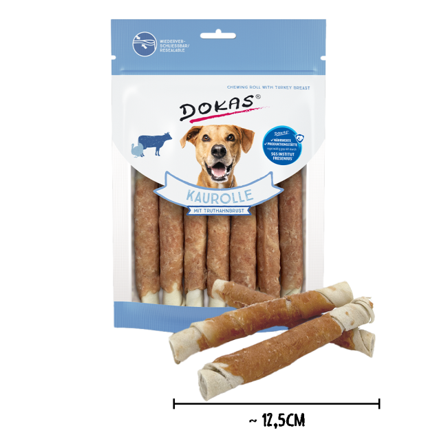 9 x Dokas Kaurolle mit Truthahnbrust 190 g