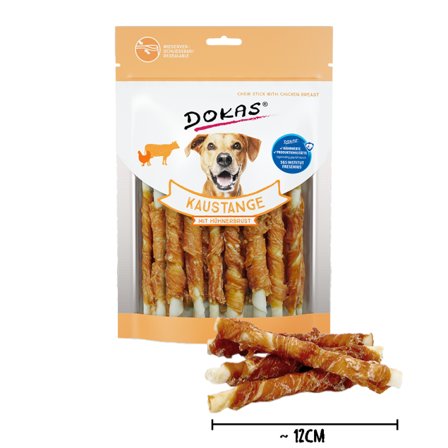 9 x Dokas Kaustange mit Hühnerbrust 200 g