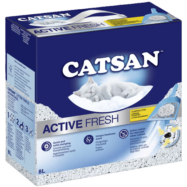 CATSAN™ Active Fresh Klumpstreu, 8L