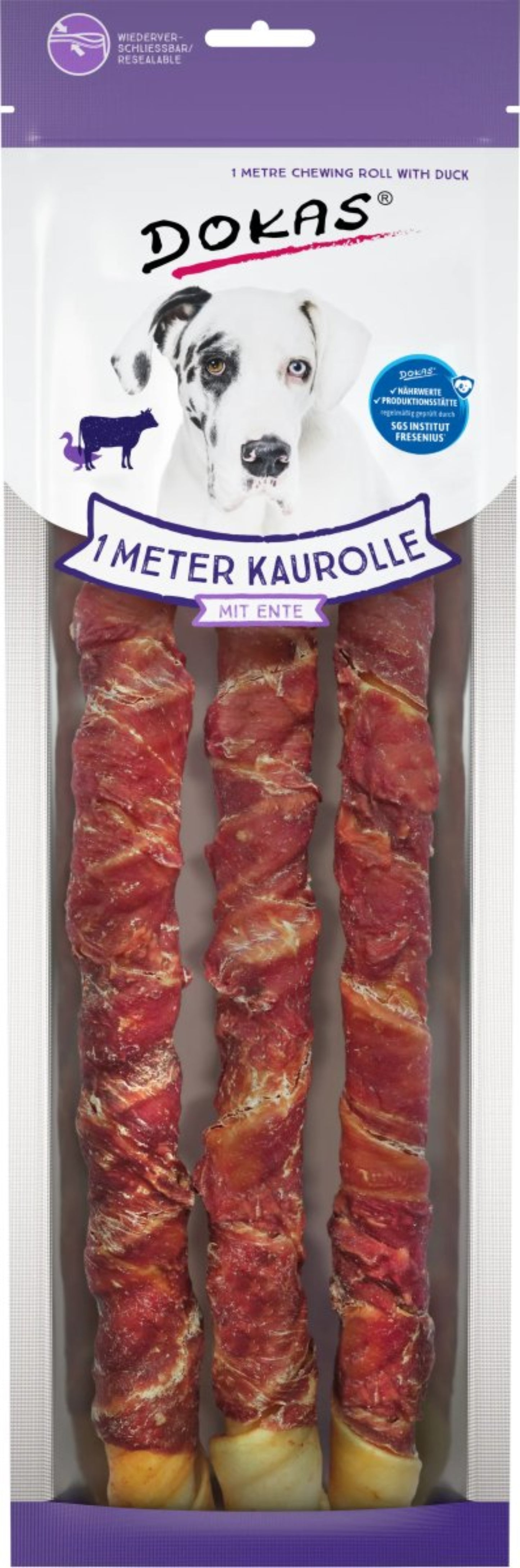 Dokas Kaurolle Ente 1m 4251276203695 Bolt's Futterkiste