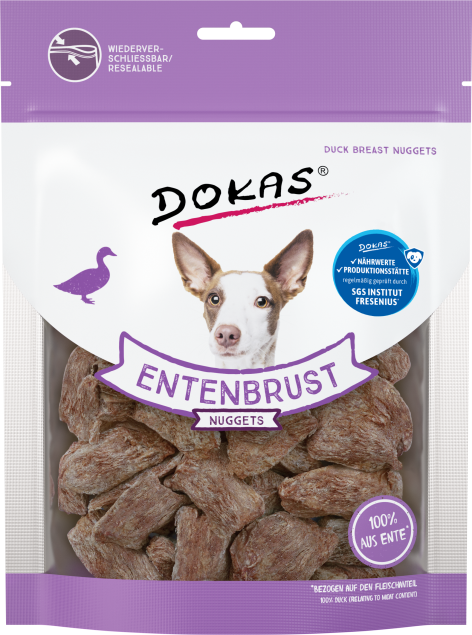 10 x Dokas Entenbrust Nuggets gefriergetrocknet a 110g