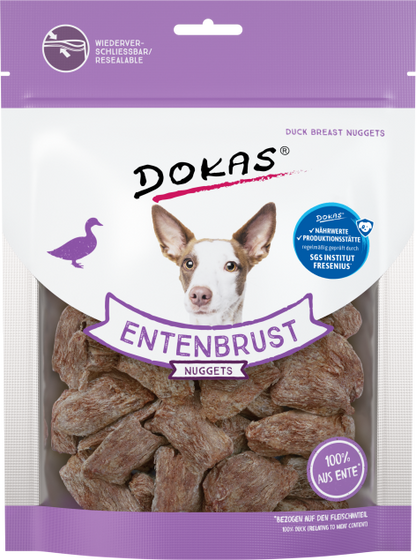 10 x Dokas Entenbrust Nuggets gefriergetrocknet a 110g