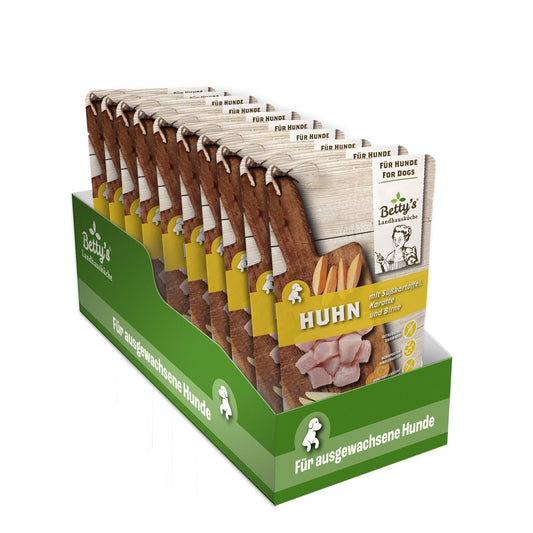 Betty’s Landhausküche Frischebeutel Huhn und Süßkartoffel 125g