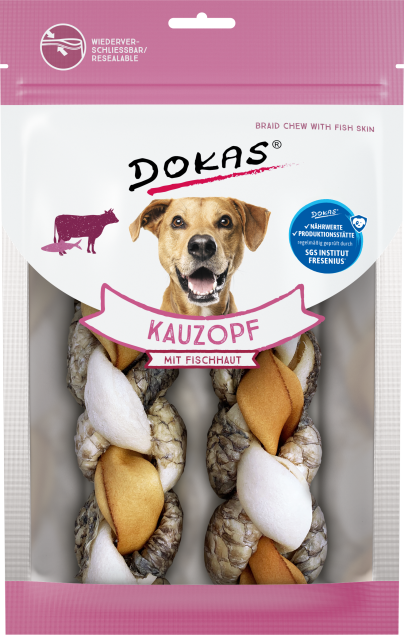 8 x Dokas Kauzopf mit Fischhaut a 120 g